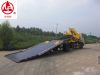 5 ton flatbed rotator tow truck with crane for sale