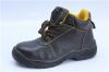 PU sole  leather  steel toe cap safety shoes, safety work boots, 8069