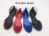 Newest Women's Jelly Rose Flat Sandals with Shine