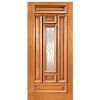 Glass insert solid wood door, manufacturer price