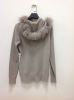 fashion cotton women's sweater coat with hood