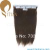 Free shipping 100% remy  brazilian human hair virgin hair tape hair extension