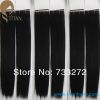 Free shipping 1# top quality silky straight  remy brazilian human hair weaving /weft100g/pack 3pcs/lot