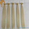 Free shipping remy  Brazilian human hair pre bonded hair extension613#silky straight U tip/nail hair extension