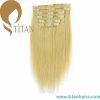 alibaba express fashion 100%human hair extension Indian hair clip in hair extension  