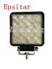 48W Square  LED work light off-road lights project lamp for ATV