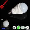 Aluminium Die Casting led bulb 7W E27/B22 CE&RoHs led light bulbs