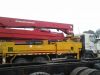 used 38 meter Putzmeiter concrete pump truck; 2008year; 