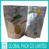 stand up aluminum foil dry fruits packaging bags with hooker