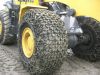 wheel loader tyre snow chain for wa 600