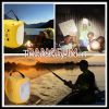 Solar portable ourtdoor lantern and used for camping LED light