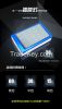 Solar power bank with true capacity 10000mah and 10w LED light