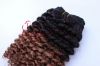 Kinky Curly Two Tone Hair Extension Weaving 1b/27# Peruvian Virgin Hair Bestselling Cheap Price 100% Human Hair
