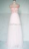 HY1005 New Arrival Sexy Strapless Beaded Chiffon Tulle Evening Prom Dress