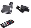 1.2'' LCD Rotatable Car MP3 Player Wireless FM Transmitter USB Disk SD MMC TF with Remote Control,