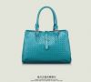 2014 new knitting pattern leather handbag diagonal package