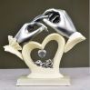 resin heart shape lover wedding decoration gift