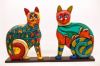 wooden cats