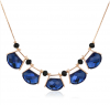 Colorful crystal ladies fashion necklace jewelry