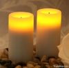 timer flameless led wax candle