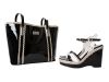 Ibiza Black Leather Sa...