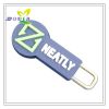 Custom rubber zipper Pull handle with personal name for slider clothing Plastic tags bags silicone labels for gift pvc label