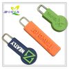 Customized 3D logo clothing rubber labels with Adhesive Fastener Tape PVC tags for luggage custom Hook loop sewing silicone tag