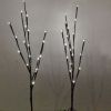 39" Battery Operated LED Cherry Blossom Branches with Timer, 2pc/set
