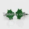 Green Robot Cufflinks