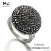 White&black Jewelry from china stainless steel ring