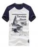Men's casual popular tee with printing o-neck high-quality, 3 colors