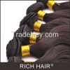 22 Inch Brazilian Virgin Hair Boby Wave Style Natural Black 100g/pack