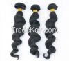 24 Inch Brazilian Virgin Hair Spiral Curly Weave Natural Black
