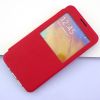 High quality TPU leather mobile phone case for Samsung Note 3 , heat press