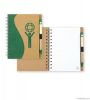 eco-friendly spiral notebook with pen