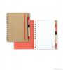 eco-friendly spiral notebook with pen