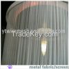 metallic coil drapery/hanging room divider