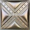 China new product health embossed faux leather 3d wall tiles