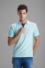 Fashionable 200g 40s  double jersey CVC Polo T shirts for Men