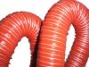 Silicone coated fiber glass fabric hot air duct