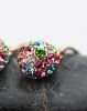 Neoglory Czech Rhinestone Drop Earrings Colorful Ball European Style