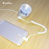 Acrylic rounded mobile phone alarm display stand for iPhone X