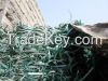 PET strapping wastes green coloured 