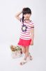Children summer sets stock wholesale baby girl's Korean style clothing suits 