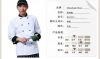 Unisex White Long Sleeve Chef Jacket&kitchen clothing jacket+colored chef coat<coat pant men suit