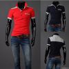 Comfortable cotton short sleeve polo shirt