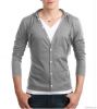 Free shipping!  Men hooded long-sleeved T-shirt