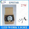 4PCS 27W LED Work Light IP67 Tractor Truck SUV UTV ATV Offroad FLOOD S