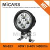 5 inch 40w 4000lm LED work light for SUV ATV trucks off road