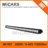 Super bright 43 inch 260w 18500lm single row LED light bar